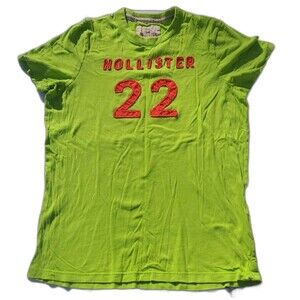 Vtg Y2k Hollister 22 t-shirt Distressed embroidered Spellout Surf